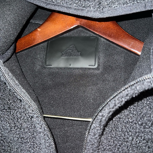 NWT•ADIDAS ORIGINALS•HEAVY DUTY SHERPA FLEECE HOODED COAT•BLACK•XL•STYLE HM2841 - Picture 12 of 16